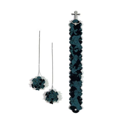 Upcycled One-of-a-kinds | The Slim + The Mini's on a chain | Petrol Panther shirt